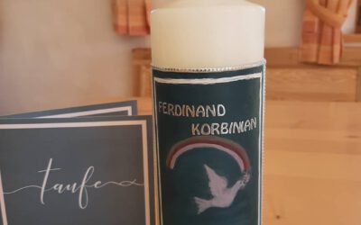 Taufkerze für Ferdinand Korbinian